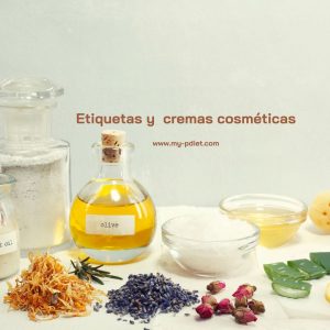 etiquetas y cosmeticos