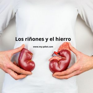 Los riñones y el hierro, nutricionista clínica