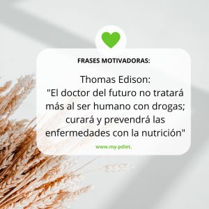 Frases motivadoras: nutrición medicina preventiva, nutricionista, nutricionista clínica