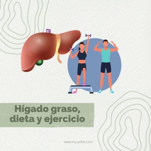 Hígado graso, dieta y ejercicio, nutricionista, nutricionista clínica