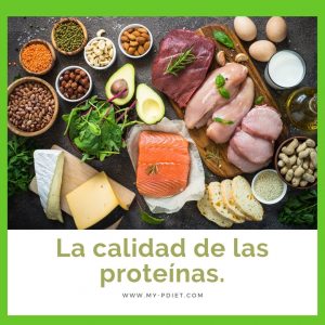 depende de variables como: especie, edad y estado físiológico del origen de la proteínas, nutricionista, nutricionista clínica