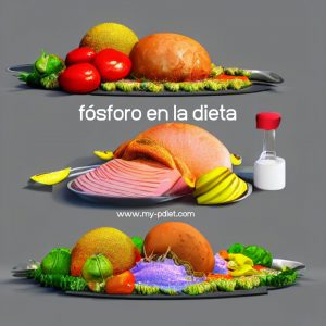 El fósforo en la dieta, nutricionista,