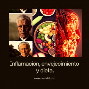 Inflamación, envejecimiento y dieta. Nutricionista, nutricionista clínica.