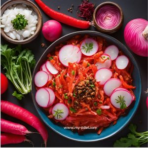 Descubriendo el Kimchi de Rábano, alimentos saludables, nutricionista, 